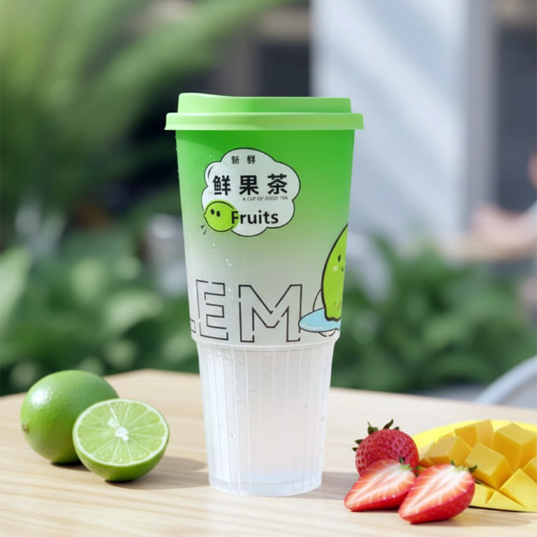 PP Plastic Cups for Lemon Tea