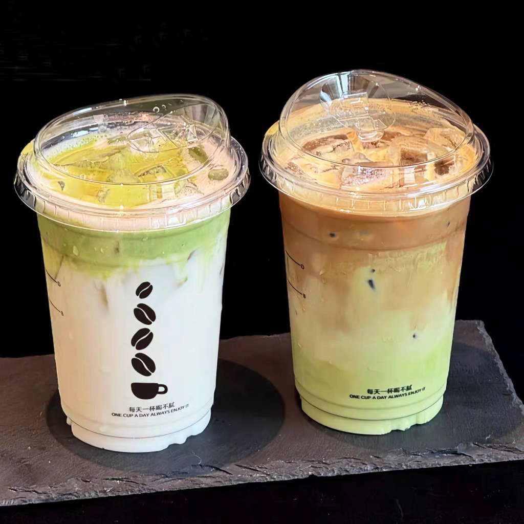 clear Cold Drink Cups with Lids